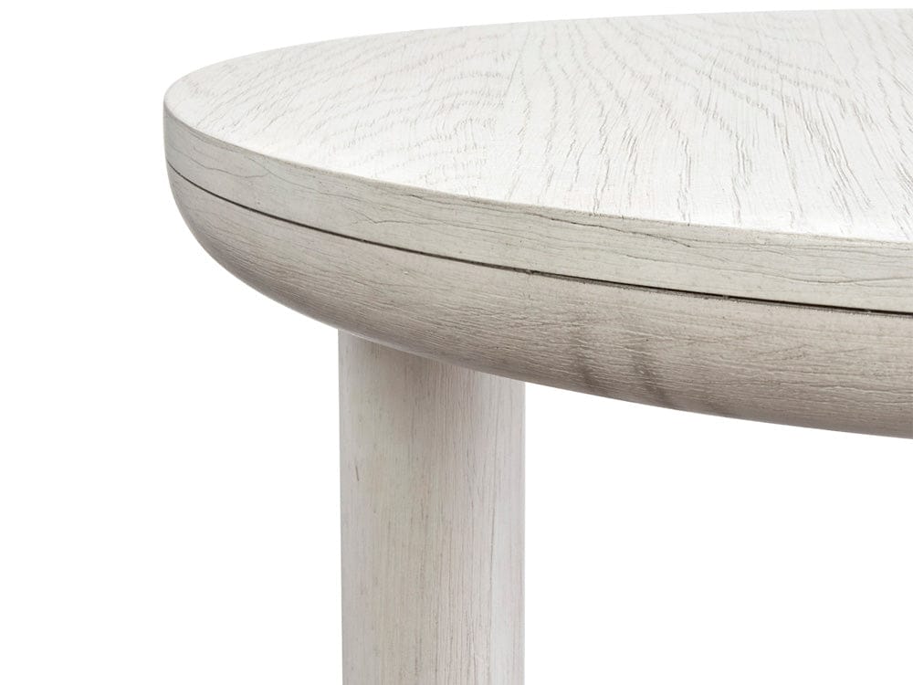 Salt Life Home - Sunset Cove Moonlight Pearl Round End Table - T5879-05 view 5
