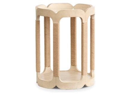 Salt Life Home - Sunset Cove Sanibel Brown Drum Table - T5783-35 view 1