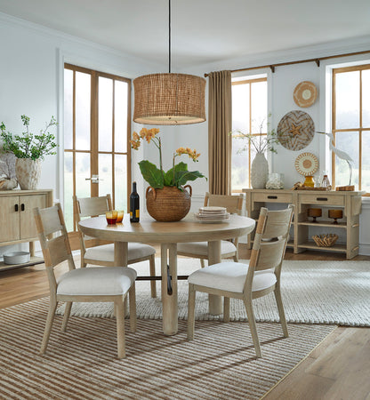 Salt Life Home - Sunset Cove Sanibel Brown Extendable Round Dining Table - D5783-24 view 11