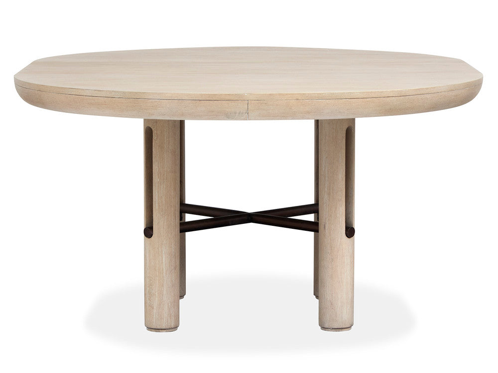 Salt Life Home - Sunset Cove Sanibel Brown Extendable Round Dining Table With 4 Host Chairs - D5783-24-KIT7 view 4