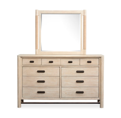 Salt Life Home - Sunset Cove Sanibel Brown King Panel Bed And Drawer Dresser With Landscape Mirror - B5783-64-KIT3 view 6