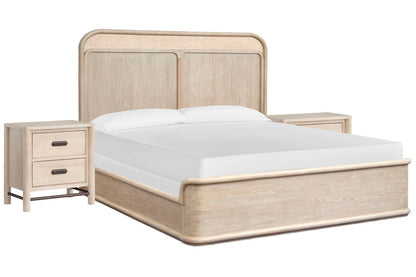 Salt Life Home - Sunset Cove Sanibel Brown King Panel Bed With 2 Nightstands - B5783-64-KIT2 view 1