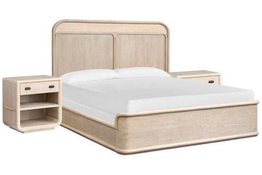 Salt Life Home - Sunset Cove Sanibel Brown King Panel Bed With 2 Open Nightstands - B5783-64-KIT12 view 1