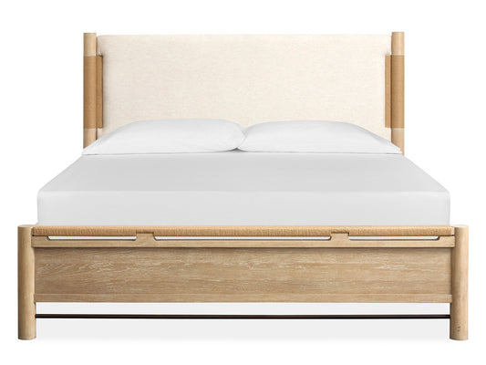 Salt Life Home - Sunset Cove Sanibel Brown King Panel Upholstered Bed - B5783-65 view 2