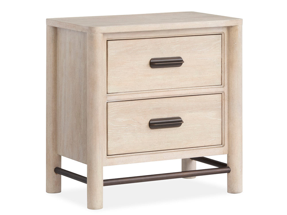 Salt Life Home - Sunset Cove Sanibel Brown King Panel Upholstered Bed With Nightstand - B5783-65-KIT1 view 5