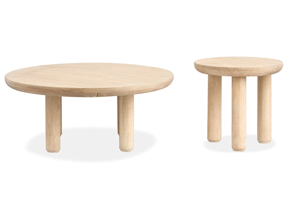 Salt Life Home - Sunset Cove Sanibel Brown Nesting Cocktail Table With Casters - T5783-52 view 4