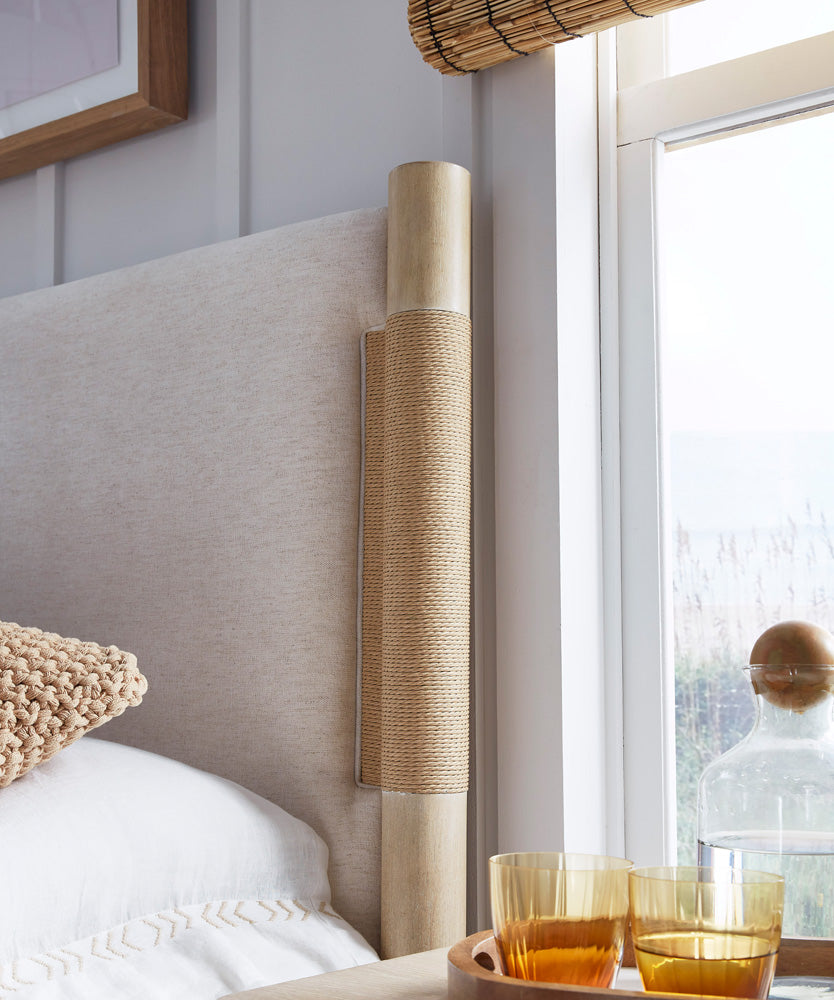 Salt Life Home - Sunset Cove Sanibel Brown Queen Panel Upholstered Bed - B5783-55 view 7