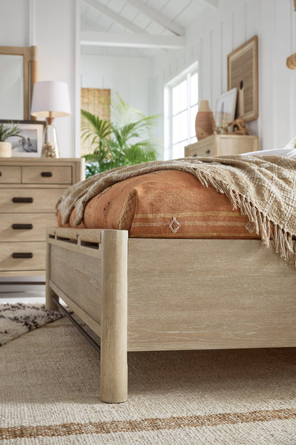 Salt Life Home - Sunset Cove Sanibel Brown Queen Panel Upholstered Bed - B5783-55 view 9