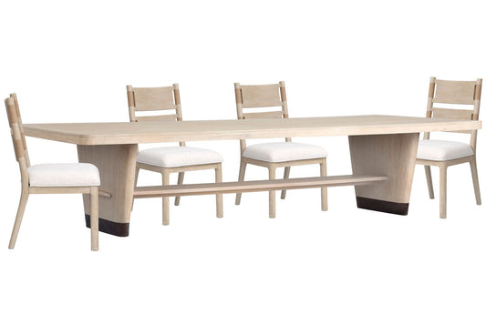 Salt Life Home - Sunset Cove Sanibel Brown Trestle Dining Table With 4 Side Chairs - D5783-21-KIT1 view 1