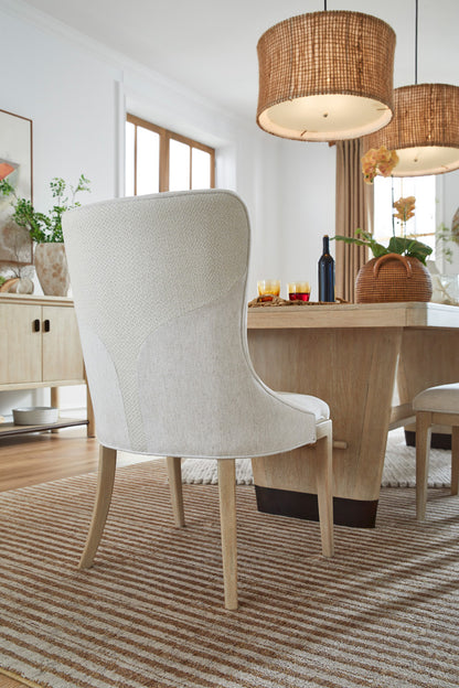 Salt Life Home - Sunset Cove Sanibel Brown Upholstered Host Chair Two Pack - D5783-66 view 4