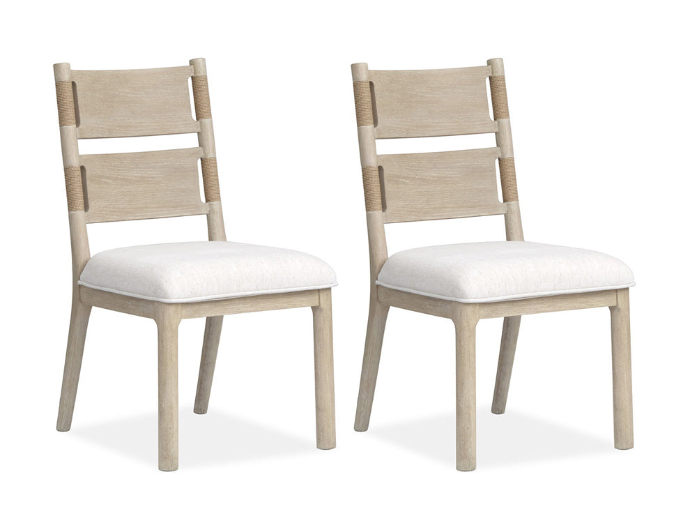 Salt Life Home - Sunset Cove Sanibel Brown Upholstered Side Chair Two Pack - D5783-62 view 1