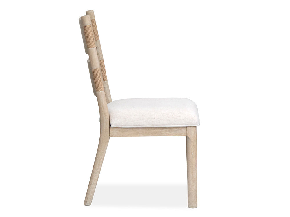 Salt Life Home - Sunset Cove Sanibel Brown Upholstered Side Chair Two Pack - D5783-62 view 3