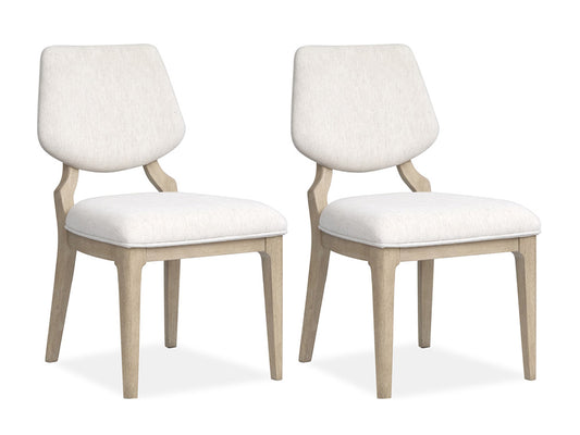 Salt Life Home - Sunset Cove Sanibel Brown Upholstered Side Chair Two Pack - D5783-63 view 1