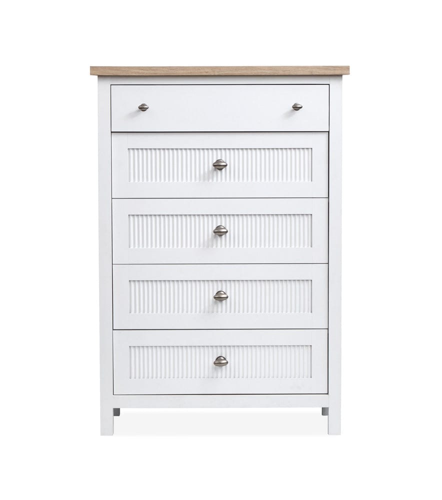 Salt Life Home - Windmill Harbour White Whisp And Sand Drawer Chest - B6313-10 view 2