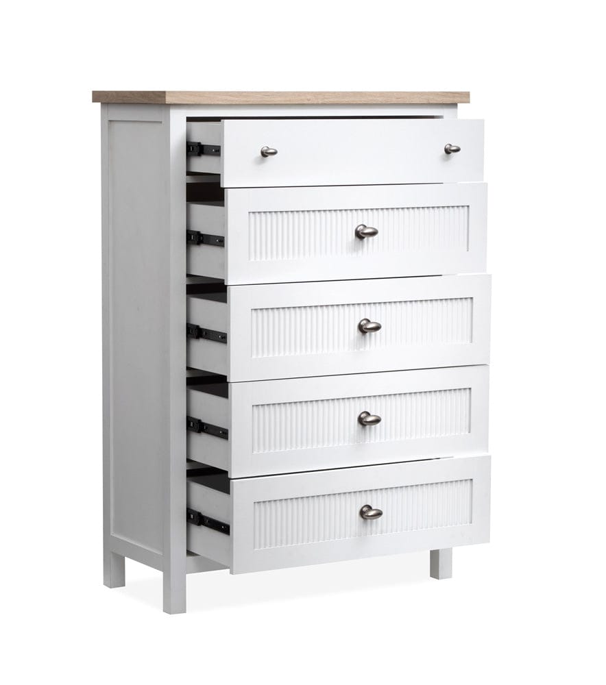 Salt Life Home - Windmill Harbour White Whisp And Sand Drawer Chest - B6313-10 view 4