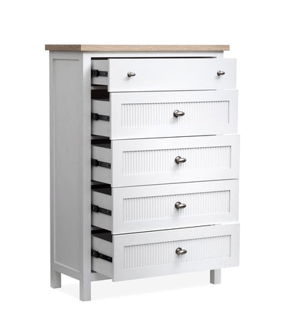 Salt Life Home - Windmill Harbour White Whisp And Sand Drawer Chest - B6313-10 view 4