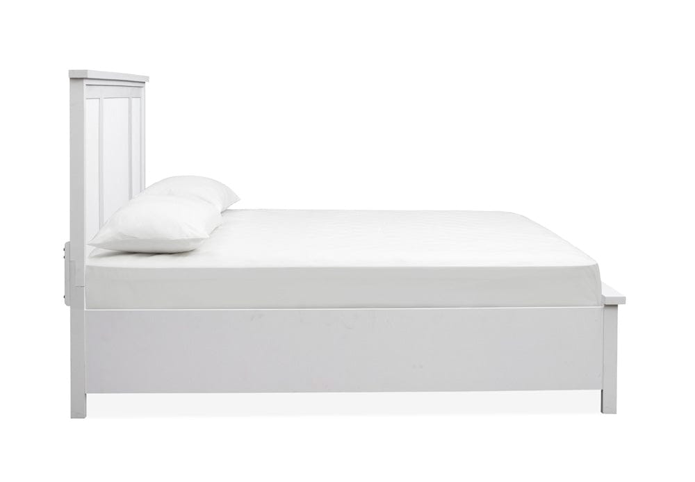 Salt Life Home - Windmill Harbour White Whisp And Sand King Panel Bed - B6313-64 view 3