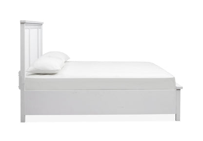 Salt Life Home - Windmill Harbour White Whisp And Sand King Panel Bed With 2 Nightstands - B6313-64-KIT2 view 4