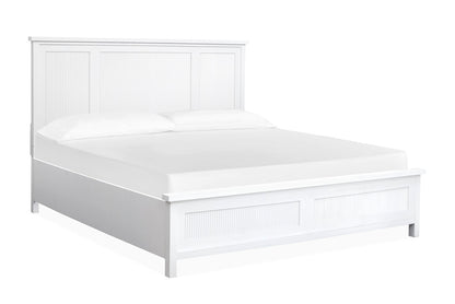 Salt Life Home - Windmill Harbour White Whisp And Sand Queen Panel Bed And Drawer Dresser With Portrait Mirror - B6313-54-KIT3 view 2