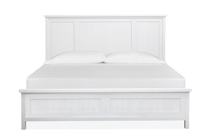 Salt Life Home - Windmill Harbour White Whisp And Sand Queen Panel Bed With Nightstand - B6313-54-KIT1 view 3