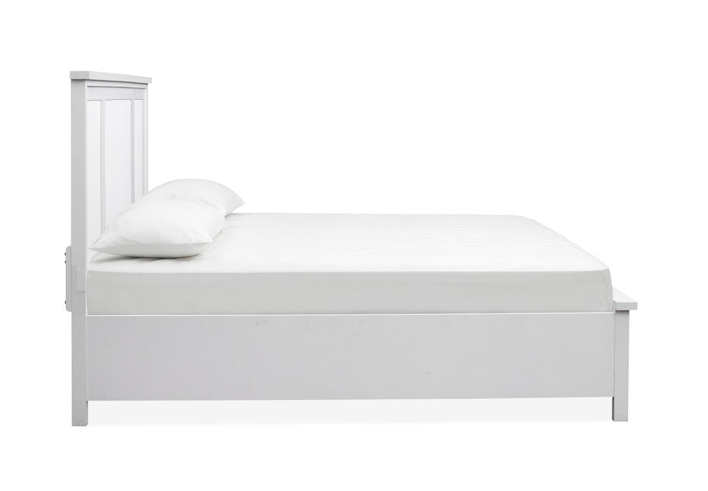 Salt Life Home - Windmill Harbour White Whisp And Sand Queen Panel Bed With Nightstand - B6313-54-KIT1 view 4