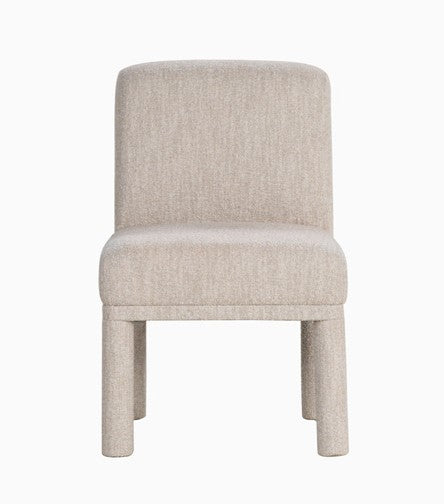 Salted Oak - Catalina Fully Upholstered Beige Dining Chair Polyester Fabric Modern Design - STO1202-CYC view 1