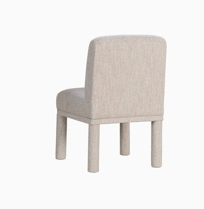 Salted Oak - Catalina Fully Upholstered Beige Dining Chair Polyester Fabric Modern Design - STO1202-CYC view 3