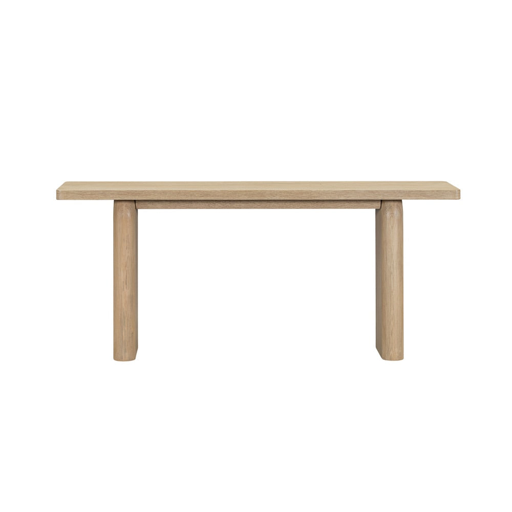 Salted Oak - Pacifica Natural Oak Veneer Contempory 72in Console Table - STO3507-RWO veiw 1