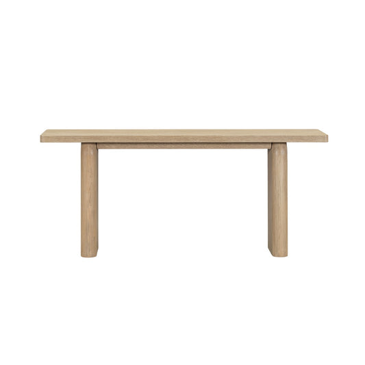 Salted Oak - Pacifica Natural Oak Veneer Contempory 72in Console Table - STO3507-RWO veiw 1