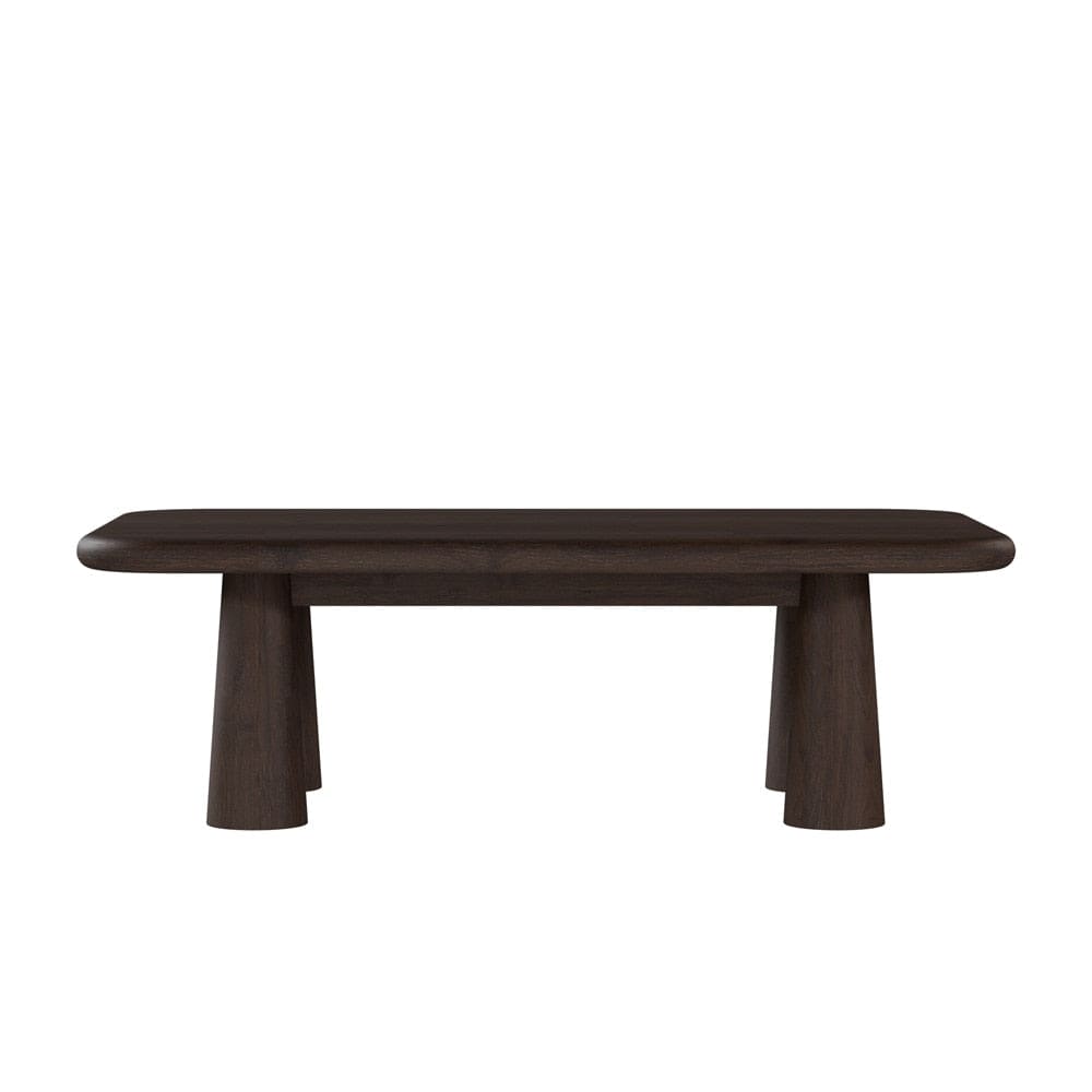 Salted Oak - Sequoia Mocha Oak Veneer Modern 54in Coffee Table - STO3409-MMC veiw 1