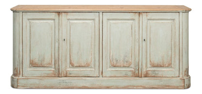 Sarreid Ltd - 4 Door Sideboard, Sage in Green - 40116-4 view 2