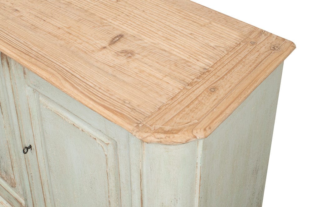 Sarreid Ltd - 4 Door Sideboard, Sage in Green - 40116-4 view 5