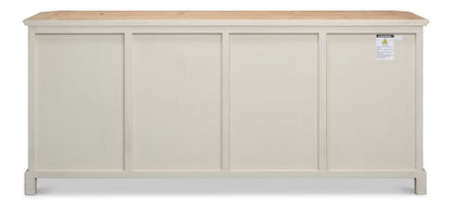 Sarreid Ltd - 4 Door Sideboard, Sage in Green - 40116-4 view 7