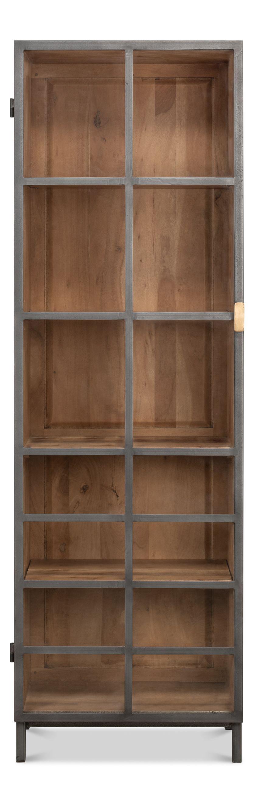 Sarreid Ltd - A Gem Of A Handle Display Cabinet, Left - 40661L veiw 2