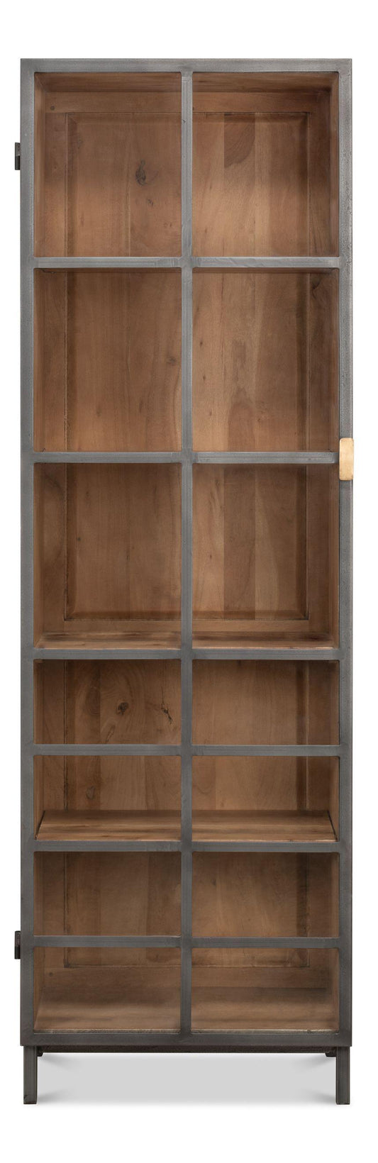 Sarreid Ltd - A Gem Of A Handle Display Cabinet, Left - 40661L veiw 2