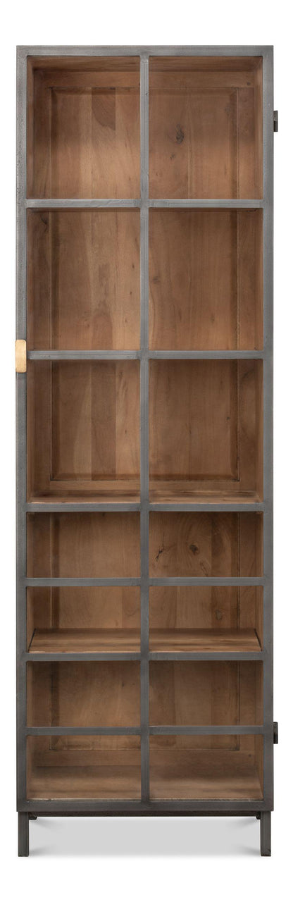Sarreid Ltd - A Gem Of A Handle Display Cabinet,Right - 40661R veiw 2
