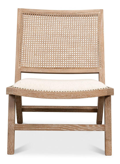 Sarreid Ltd - Abella Chair - Beige - 53478 veiw 2