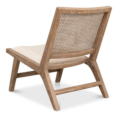 Sarreid Ltd - Abella Chair in Beige - 53478 view 5