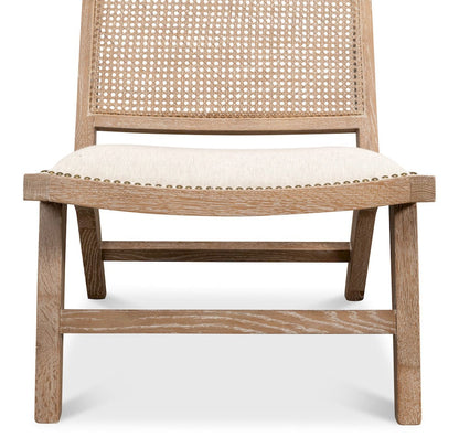 Sarreid Ltd - Abella Chair in Beige - 53478 view 6