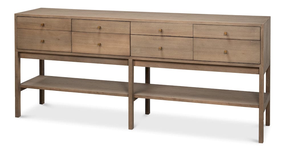 Sarreid Ltd - Adler Console Table in Natural - 54144 view 1