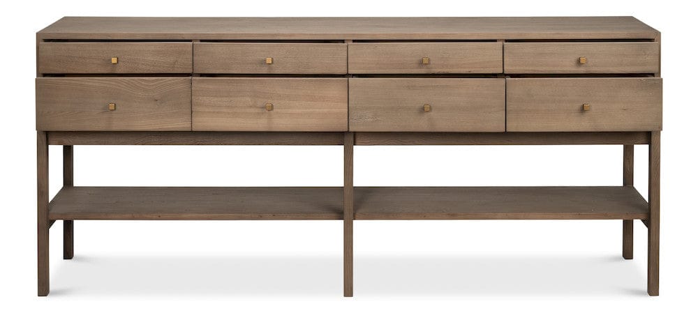Sarreid Ltd - Adler Console Table in Natural - 54144 view 3