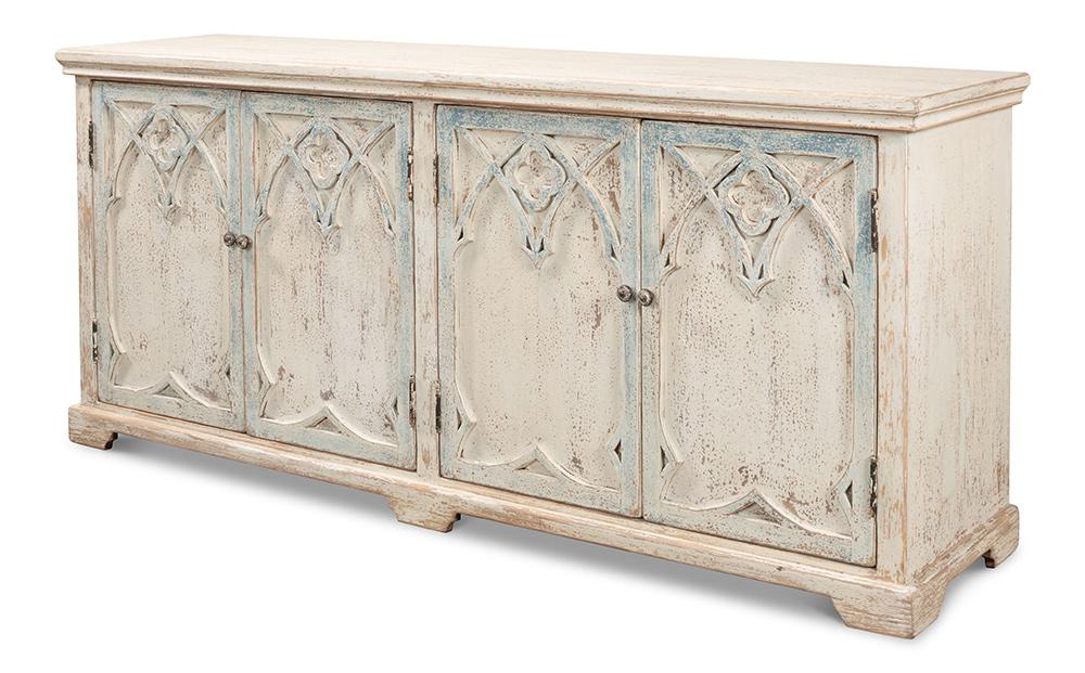 Sarreid Ltd - Alambra Sideboard - White - 40365 veiw 1