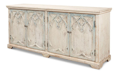 Sarreid Ltd - Alambra Sideboard - White - 40365 veiw 1