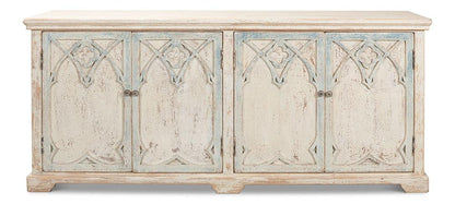 Sarreid Ltd - Alambra Sideboard - White - 40365 veiw 2