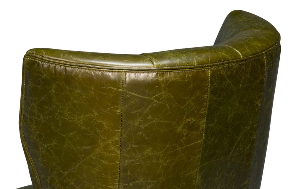 Sarreid Ltd - Alastair Chair, Britain Green in Green - 54275 view 7