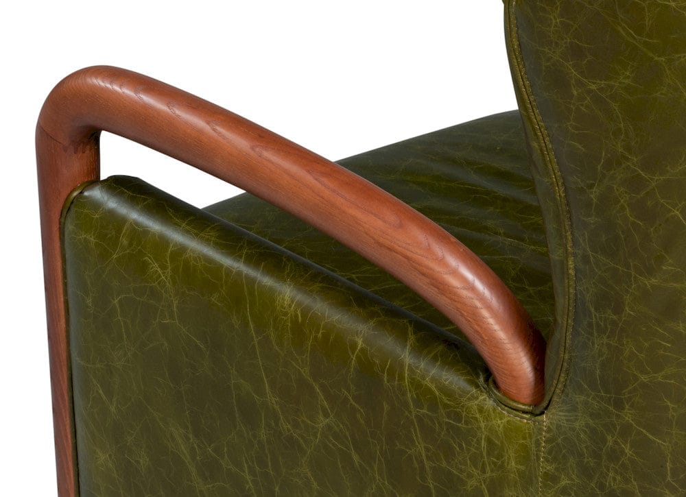 Sarreid Ltd - Alastair Chair, Britain Green in Green - 54275 view 10