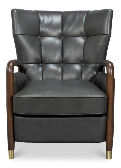 Sarreid Ltd - Alastair Chair, Portland Gray in Grey - 54275-PG view 2