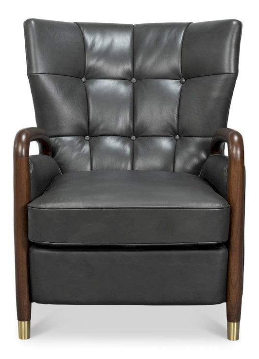 Sarreid Ltd - Alastair Chair, Portland Gray in Grey - 54275-PG view 2