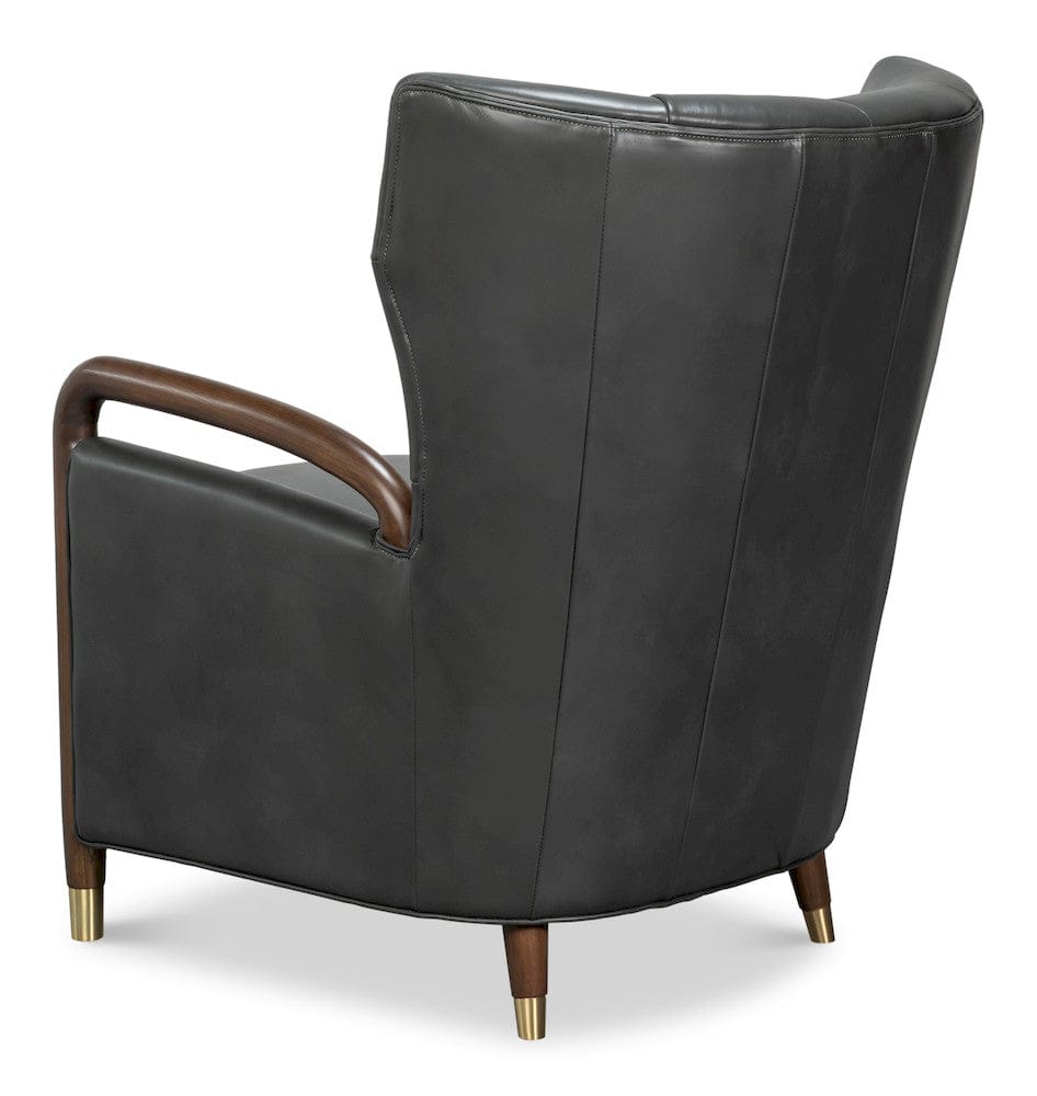 Sarreid Ltd - Alastair Chair, Portland Gray in Grey - 54275-PG view 5