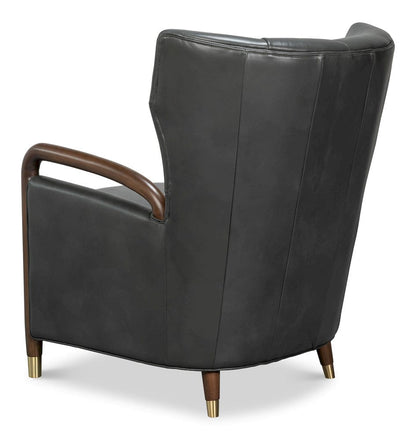 Sarreid Ltd - Alastair Chair, Portland Gray in Grey - 54275-PG view 5